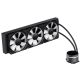 5. GameMax ICEBURG 360 INFINITY BK Computer-Kühlsystem Prozessor All-in-One Flüssigkeitskühler 12 cm Schwarz 1 Stück.
