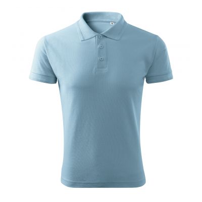2. Malfini Pique Polo Free M MLI-F0315 blaues Poloshirt