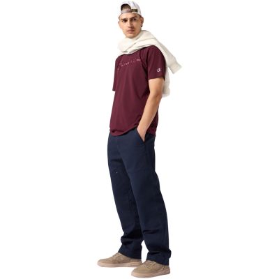 7. Herren Champion SS Tee Burgunderrot 220273 RS522