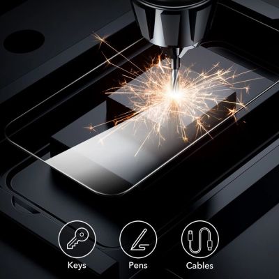 7. ESR Tempered Glass 2-PACK für iPhone 16 – transparent