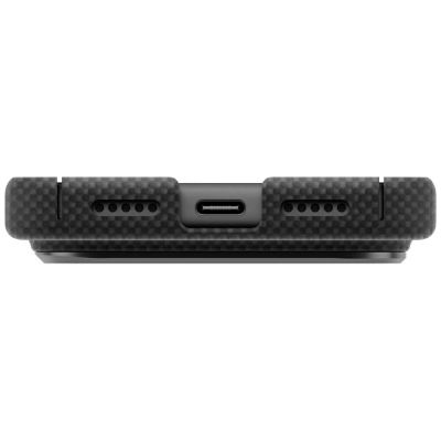 4. Uniq Keva EDGE Magclick Ladehülle für iPhone 18 Pro / 17 Pro – Schwarz