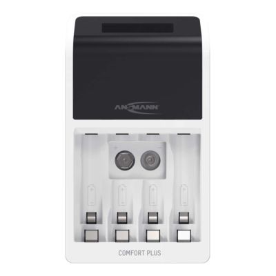 Ansmann Comfort Plus Ladegerät mit 4x AA2100 Akkus 1001-0094-01