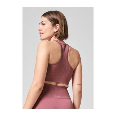 4. CASALL Essential Block Seamless Sport Top Rosa