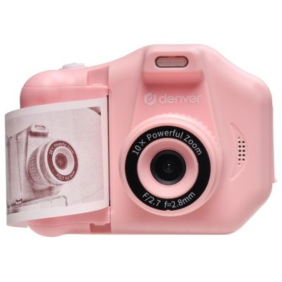 Denver 2,8" Pinke Digitalkamera für Kinder mit Thermodrucker