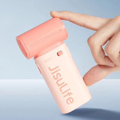 3. Jisulife Handventilator Life9 3600mAh Tragbarer Mini-Gebläse-USB-Ventilator - Rosa