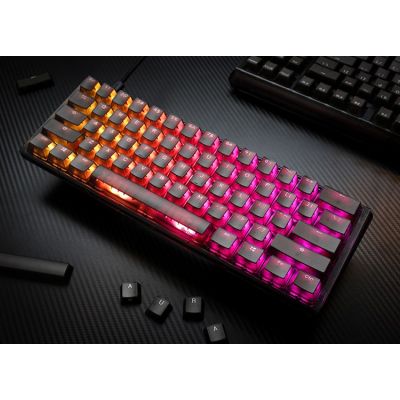 6. Ducky One 3 Aura Mini-Tastatur Gaming USB QWERTY Amerikanisches/Internationales Layout Schwarz