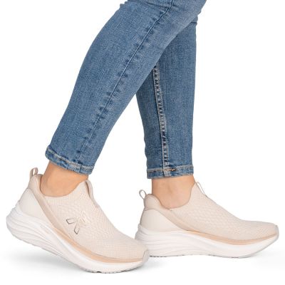 6. Beige Rieker W4100-60 Slip-On-Sneaker
