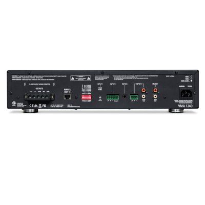 JBL VMA 1240 – Einkanal-Mischverstärker, 5 Eingänge, 70 V/100 V, USB-/Bluetooth-Player