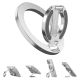 2. Ring SODI ST04 doppelseitiger Magnetverschluss mit MagSafe - Silber