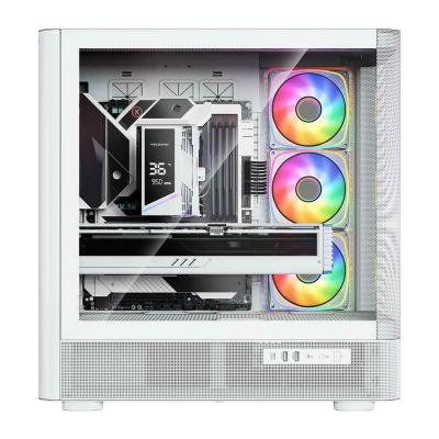 8. MODECOM VOLCANO AQ 300 ARGB MIDI-HÜLLE WEISS