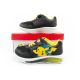 19. Leomil Pokemon Kinder Sportschuhe Sneakers leicht mit Klettverschluss schwarz gelb