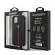 8. Ferrari FEOMSHCP12LBK iPhone 12 Pro Max schwarz/schwarz Hardcase Off Track Leather Nylon Stripe