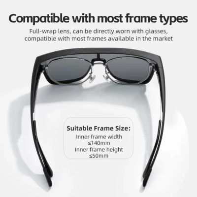 5. Rockbros SP304 Polarisierte Radsportbrille - Schwarz
