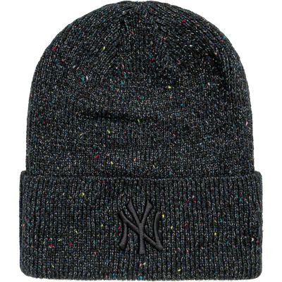 New Era Damen-Glitzer-Beanie New York Yankees Hat 60691294 Schwarz One Size