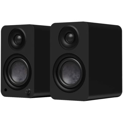 3. Kanto Audio YU4 – 140W Aktive Bluetooth-/Phono-Lautsprecher – Mattschwarz (Paar)