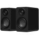 3. Kanto Audio YU4 – 140W Aktive Bluetooth-/Phono-Lautsprecher – Mattschwarz (Paar)