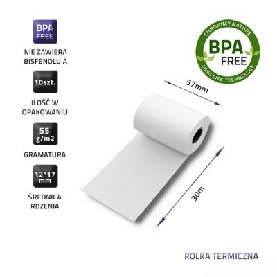 3. QOLTEC Wärmerolle 57 x 30 cm | 55 g/m² | 10 Stück | BPA-frei
