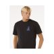 2. RIP CURL Vaporcool Search Stack Tee Schwarz