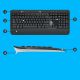 14. Logitech MK540 Advanced Tastatur und Maus (inkl. universeller Funkfernbedienung, QWERTZ-Tastatur, amerikanische und internationale Tastatur, schwarz)
