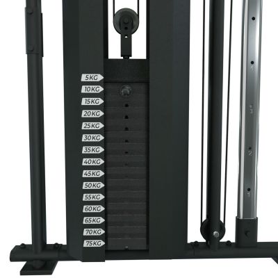 29. VIRTUFIT CC100 KABELÜBERGREIFEND - DOPPELTE VERSTELLBARE SEILROLLE - FUNKTIONSTRAINER