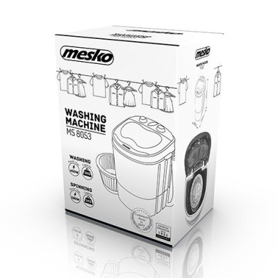 15. Adler MS 8053 Reisewaschmaschine (3 kg; 370 mm; blau)