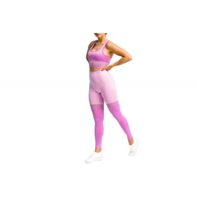 GymHero Leggins Stripes W MAUVE
