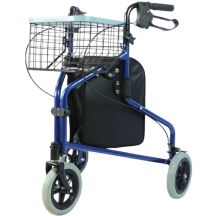 Praktischer dreirädriger Rollator mit Korb und Tasche - RF-621