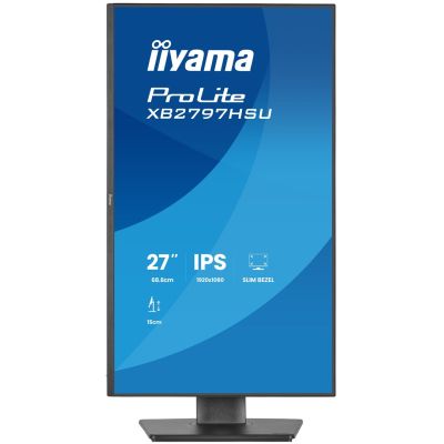 2. iiyama ProLite XB2797HSU-B1 Computermonitor 68,6 cm (27") 1920 x 1080 px Full HD LED Schwarz