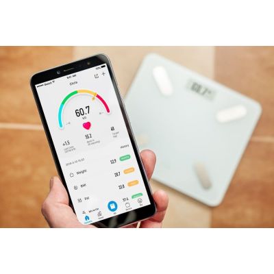 5. ELDOM SMART PERSONALWAAGE TWO 550B ULLIE MESSUNG VON FETT, MUSKEL, BMI, KÖRPERWASSER, EIGENE APP.
