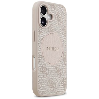 4. Guess 4G Circle Classic Logo MagSafe Case für iPhone 17 - Pink