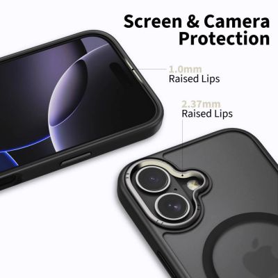3. Tech-Protect MagEdge MagSafe Case für iPhone 17 - Mattschwarz