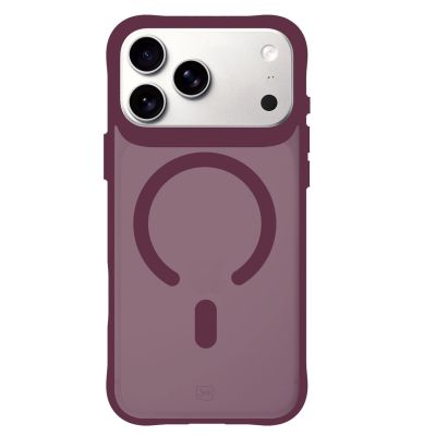 2. 3mk Smoke MagCase Hülle für iPhone 18 Pro / 17 Pro - bordeauxrot