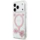 2. Guess Resin Flowers Glitter MagSafe Hülle für iPhone 17 Pro - Pink