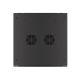 10. Lanberg WF01-6627-10B einteiliger Schrank (27 HE; 1300 mm / 600 mm / 600 mm; Wandmontage; Glas; 19 Zoll; schwarz)