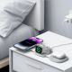 7. Tech-Protect QI15W-A32 3in1 induktives Ladegerät mit MagSafe für Smartphone / Apple Watch / AirPods – Grau