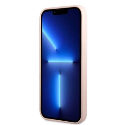 5. Guess GUHMP13SSBPLP iPhone 13 mini 5,4" rosa/rosa Hartschale Silikon-Logoplatte MagSafe
