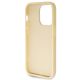 7. Guess GUHCP14LHG4SGD Hülle für iPhone 14 Pro – Gold Glitter Script Big 4G