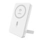 Dudao K14S+ 10000mAh 22,5W Magnetische Powerbank USB-A + USB-C kompatibel mit MagSafe und Ständer – Weiß