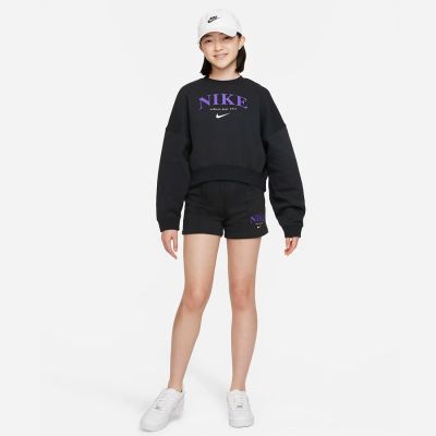 5. Nike Sportswear Trend FLC Crew Jr DV2563-045 Sweatshirt
