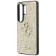 6. Guess Fixed Glitter Big 4G Metal Logo Hülle für Samsung Galaxy S26 Ultra - Gold