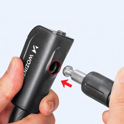 8. Wozinsky WPB-01R Tragbares Fahrradschloss mit Diebstahlsicherungskabel und 2 Schlüsseln für E-Bikes und Motorräder – Schwarz