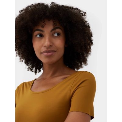 2. Schnelltrocknendes Yoga-Crop-Top-T-Shirt für Damen 4F