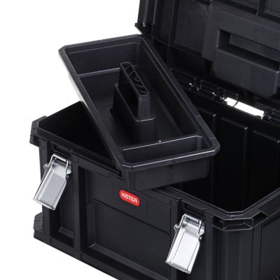 8. KETER Werkzeugkasten-Set mit Rollsystem