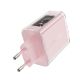6. Acefast Ladegerät GaN 65W 3 Ports (1xUSB, 2xUSB C) lila (A45)