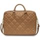Guess Quilted 4G-Tasche für einen 16-Zoll-Laptop – braun