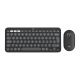 5. Logitech 920-012239 Tastatur und Maus inklusive, universell, kabellos (RF) + Bluetooth, QWERTY-Tastatur (American International), Graphit