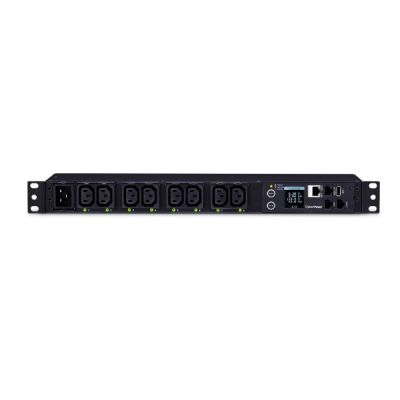 CyberPower PDU81005 Stromverteilungseinheit PDU 1U Schwarz 8 Netzwerkbuchse(n)