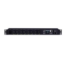CyberPower PDU81005 Stromverteilungseinheit PDU 1U Schwarz 8 Netzwerkbuchse(n)