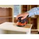 6. Black & Decker BDCROS18N-XJ Exzenterschleifer, 12000 U/min, Schwarz, Orange