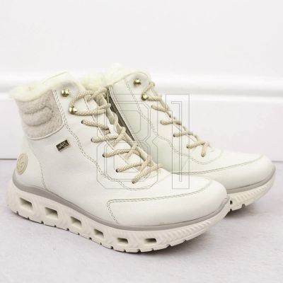 19. Rieker W RKR720 isolierte Sportstiefel, weiß